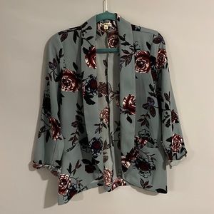 Floral casual blazer/jacket size m